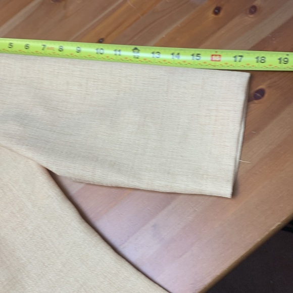 Courtnay Vintage Pale Yellow Office Top, Jacket, 3/4 Sleeves, Summer Weight - Picture 8 of 14